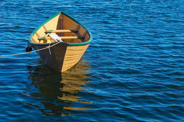 Traditional Atlantic Canadian rowboat or dory