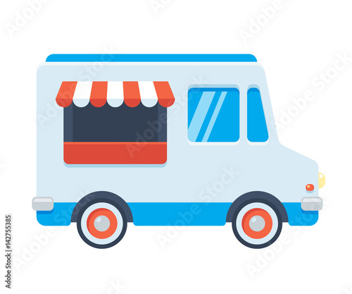 "Food truck illustration" Stock image and royalty-free vector files on