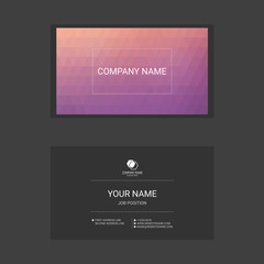Colorful Abstract Business Card Templates