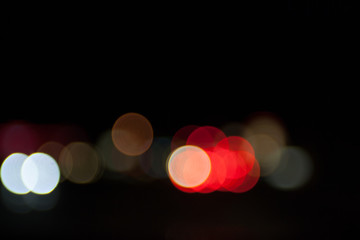 Street lights Bokeh balls