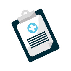 clipboard hospital prescription pad icon - obrazy, fototapety, plakaty