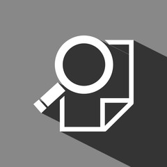 search icon stock vector illustration flat design