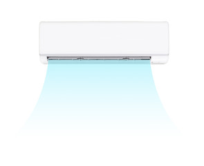 Air conditioner (AC) indoor unit or evaporator and wall mounted. That is part of mini split system...