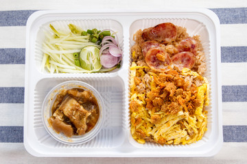 Traditional Thai Shimp Fried Rice (Kao Kook Ka Pi)