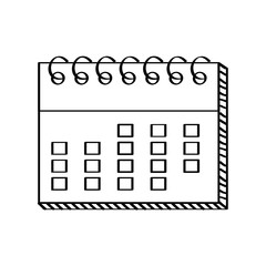calendar reminder isolated icon vector illustration design