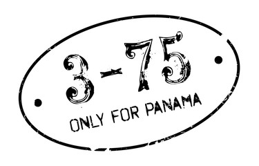 Only For Panama rubber stamp. Grunge design with dust scratches. Effects can be easily removed for a clean, crisp look. Color is easily changed.