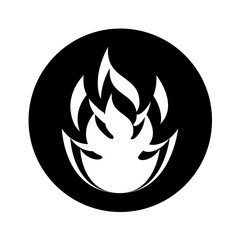 fire flame isolated icon vector illustration design