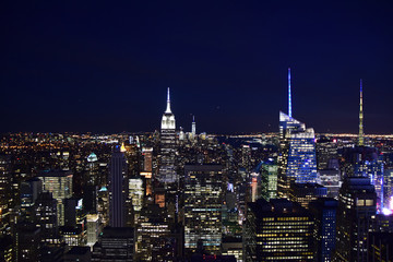 Fototapeta na wymiar New York City (Taken from Helicopter) 