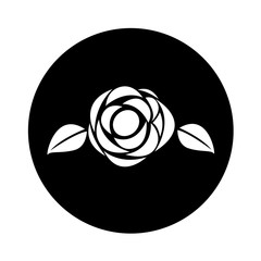 cute rose isolated icon vector illustration design