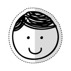 little boy avatar character vector illustration design