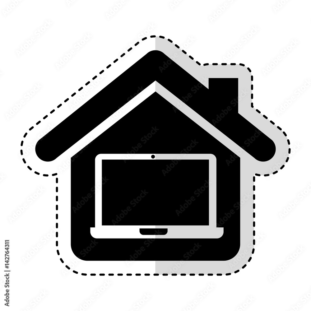 Poster house insurance isolated icon vector illustration design