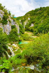Fototapeta premium Plitivice, Lakes and Waterfalls, Croatia