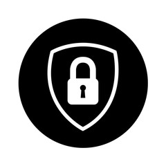 safe padlock isolated icon vector illustration design