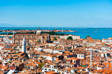 View over Venice Italy