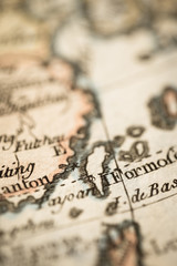 アンティークの古地図　台湾