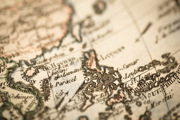 アンティークの古地図　フィリピン