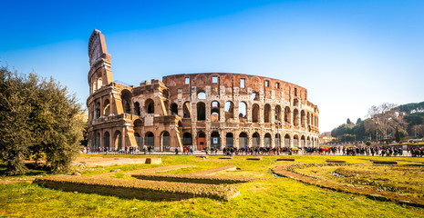 Obraz premium Le Colisée à Rome, Latium, Rome