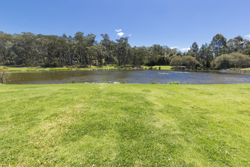 The lake shore of Macquarie Park