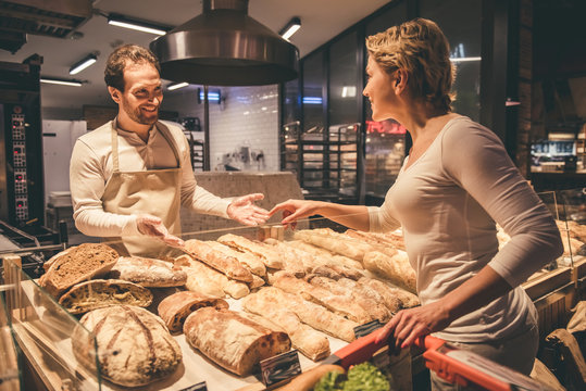 Woman at the supermarket