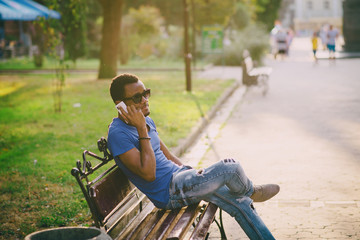 the guy with the phone