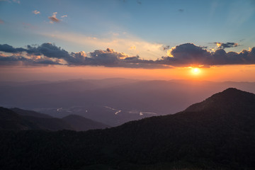 Sunset landscape,Thailand