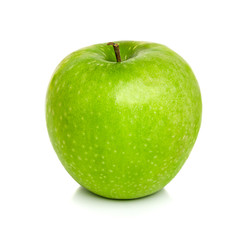 Green apple, isolated on white background