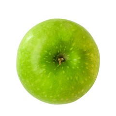 Green apple, isolated on white background