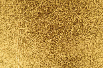 close up shot of gold leather texture background