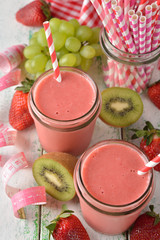 Strawberry smoothies