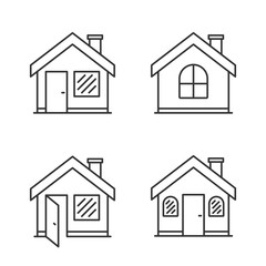 House Line Icons