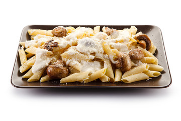 Pasta with mushrooms