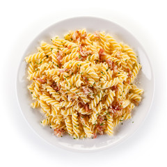 Pasta with ham
