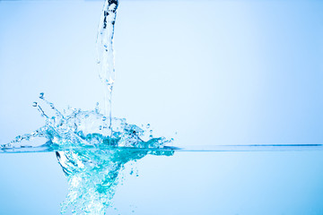 Sprays, drops and water splashes, abstraction, minimalism