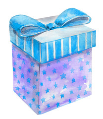 watercolor gift box - 142774745