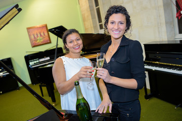 opening of the piano shop
