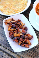 Fried mushroom