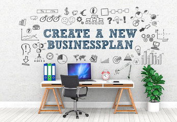 create a new businesspan / Office / Wall / Symbol