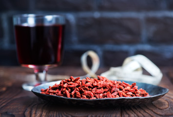 goji and drink
