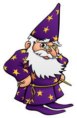 Wizard Cartoon Character