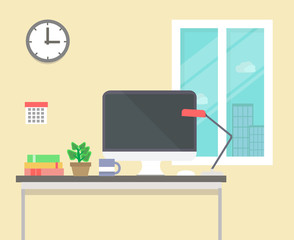 Office room interior