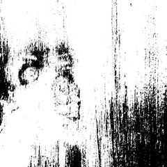 Grunge texture on white background. Abstract vector illustration for retro design.