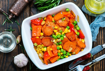 fried vegetables