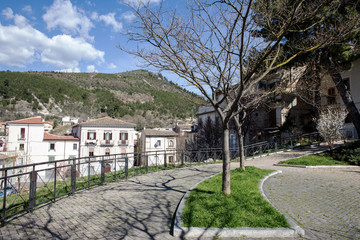 glimpse of Popoli village
