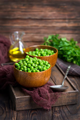 Obraz na płótnie Canvas green peas