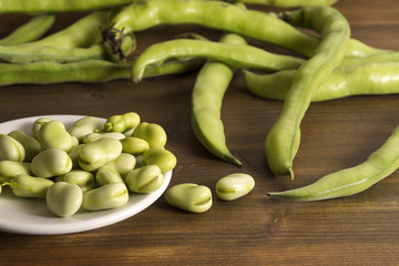 Beans in the pot, natural light
