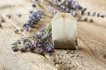 teabag with lavender
