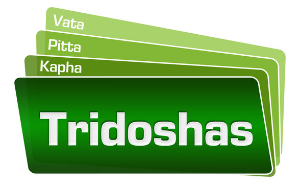 Tridoshas Text Green Squares Stack 
