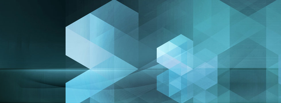 abstrakt formen bewegung banner