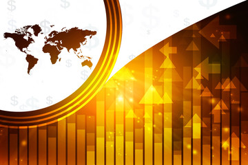 Stock market online business concept. business Graph 