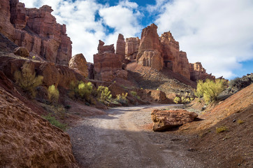 Valley of Castles in Sharyn Canyon